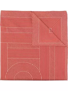TOTEME шарф с монограммой, красный