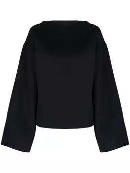 TOTEME шерстяной джемпер широкими рукавами, синий