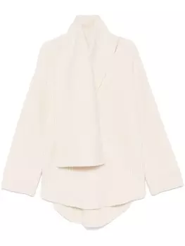 TOTEME свитер с шарфом, белый