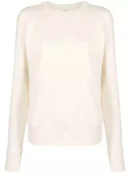 TOTEME толстовка из органического хлопка с круглым вырезом, нейтральный цвет