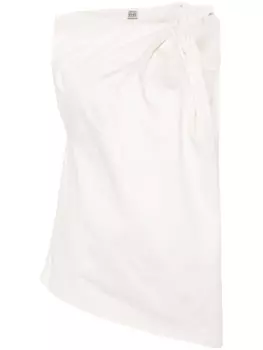 TOTEME топ с драпировкой, нейтральный цвет