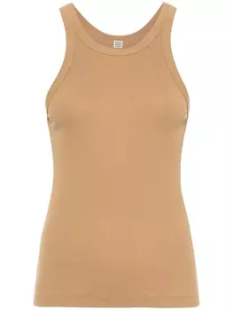 TOTEME топ в рубчик, нейтральный цвет