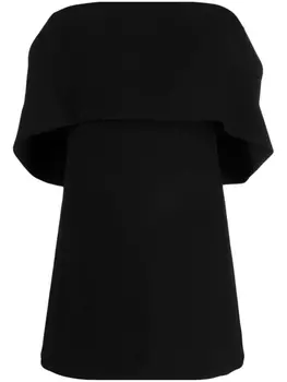 TOTEME топ Zenoma с открытыми плечами, черный