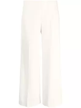 TOTEME укороченные брюки прямого кроя, нейтральный цвет