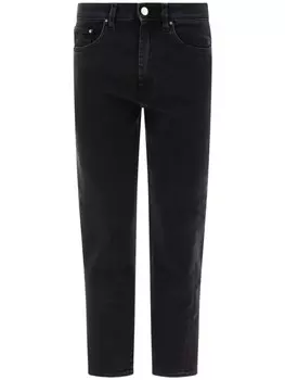 TOTEME укороченные джинсы прямого кроя, черный