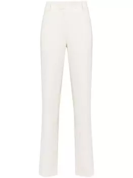 TOTEME узкие брюки с заниженной талией, нейтральный цвет