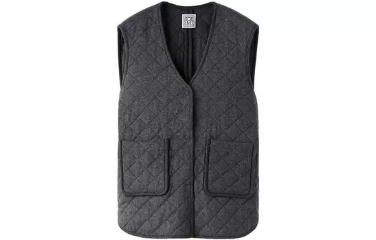 TOTEME Жилет женский темно-серый