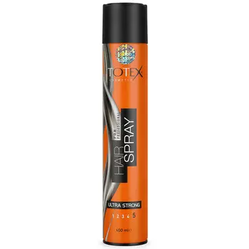 Totex Hair Spray Ultra Strong, спрей для очень сильной фиксации волос, 400 мл