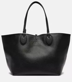 Totissima Большая двусторонняя сумка-шопер Gucci, Black/Beige Ebony