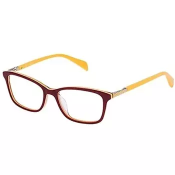 TOUS Детские унисекс S0350809 Оправа для очков по рецепту, красная, 49 мм