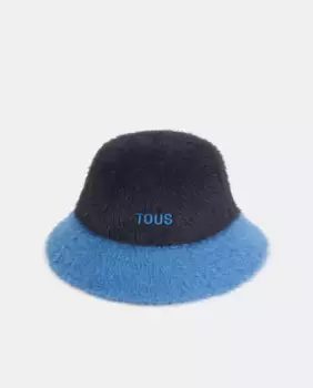 Tous Пушистая синяя шапочка, синий