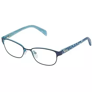 TOUS унисекс, детские, S0350803, синяя оправа для очков по рецепту, 49 мм