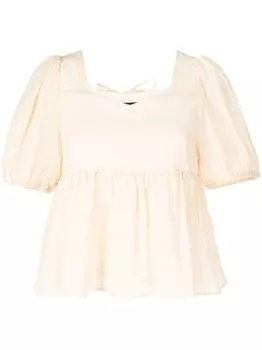 Tout A Coup блузка с завязками, желтый