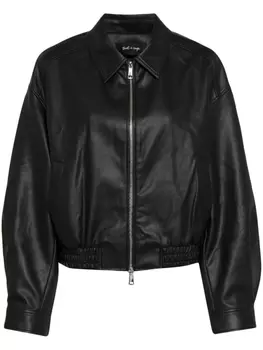 Tout A Coup бомбер из искусственной кожи, черный