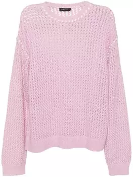 Tout a coup джемпер рыхлой вязки, розовый