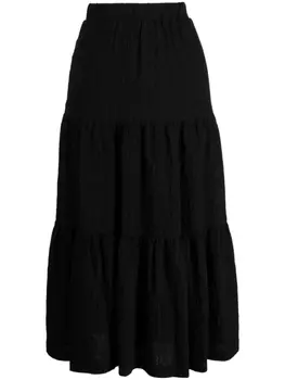 Tout A Coup flared A-line skirt, черный