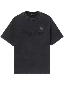 Tout A Coup футболка с вышитым логотипом, черный