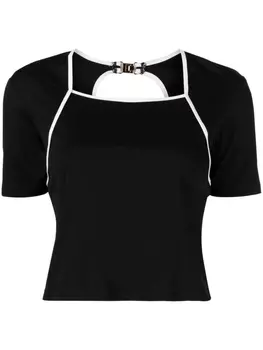 Tout A Coup футболка в двух тонах, черный