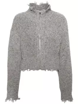 Tout a coup кардиган на молнии, серый