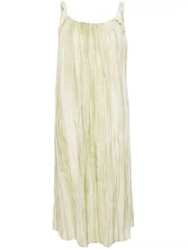 Tout a coup платье-футляр с перекрученными бретелями, зеленый