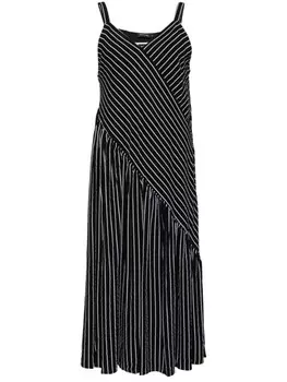 Tout a coup полосатый поплиновый комбинезон, черный