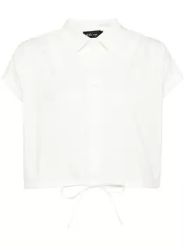 Tout a coup укороченная рубашка в полоску, белый