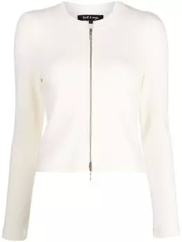 Tout a coup укороченный кардиган в рубчик, белый