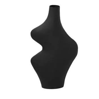 ТОВ Мебель Тарри Блэк Стальная Ваза TOV Furniture, черный