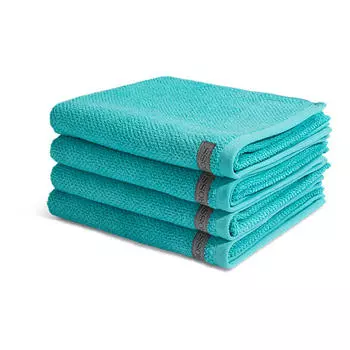 Towel selection — набор из 4 шт из органического хлопка Ross, бирюзовый