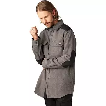 Тяжелая фланелевая рубашка Dickies, черный