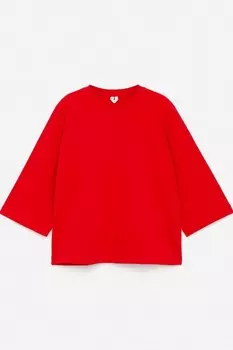 Тяжелая футболка Eira Arket, красный