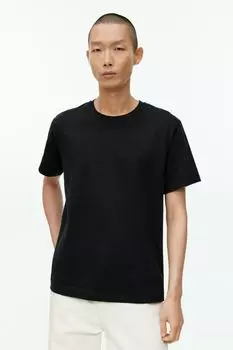 Тяжелая футболка H&M, черный