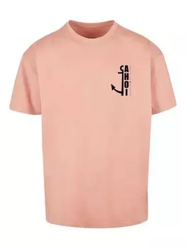 Тяжелая футболка оверсайз F4Nt4Stic, бежевый