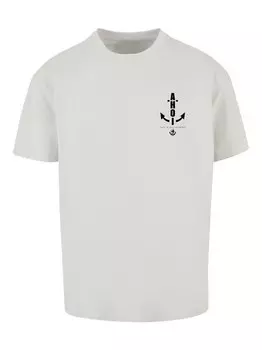 Тяжелая футболка оверсайз F4Nt4Stic, серый