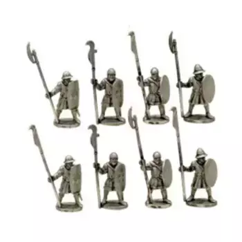 Тяжелая пехота с алебардами, 1315–1365 гг., Historical Miniatures - Renaissance (15mm) (Mirliton SG)