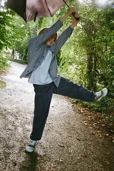 Тяжелая простая футболка ZARA, цвет ice