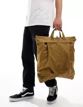 Тяжелая сумка через плечо светло-коричневого цвета ASOS DESIGN