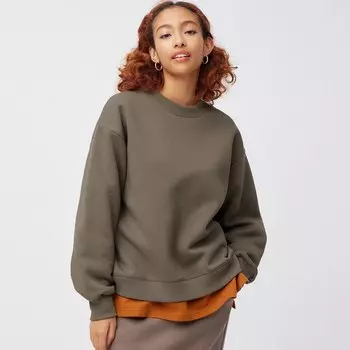 Тяжелая толстовка GU, коричневый