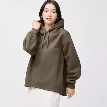 Тяжелая толстовка оверсайз GU, коричневый