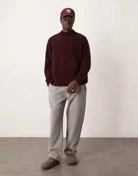 Тяжеловесные джоггеры бежевого цвета Abercrombie & Fitch