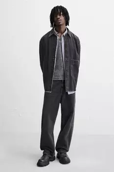 Тяжелые ботинки ZARA, черный
