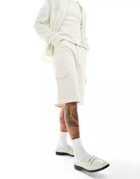 Тяжелые брюки-карго премиум-класса ASOS DESIGN из камня