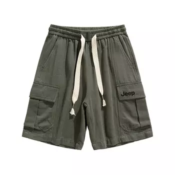 Тяжелые шорты-карго унисекс Jeep, Army Green