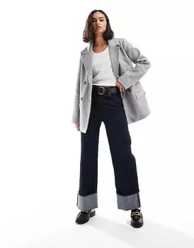 Тяжелый пиджак серого цвета Threadbare