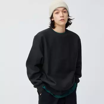 Тяжелый пуловер GU, черный