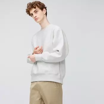 Тяжелый пуловер GU, серый