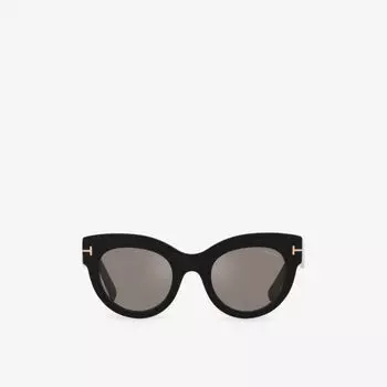 Tr001699 солнцезащитные очки lucilla cr39 в кошачьем глазу Tom Ford, черный