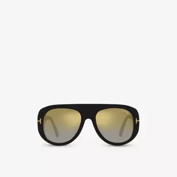 Tr001779 солнцезащитные очки cecil в оправе-авиаторе из ацетата Tom Ford, черный