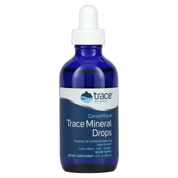 Trace Minerals ConcenTrace, микроэлементы в каплях, 118 мл
