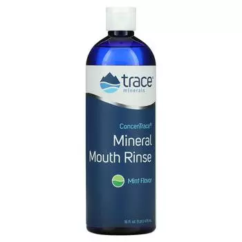 Trace Minerals Research ConcenTrace Минеральный ополаскиватель для полости рта Мята 16 жидких унций (473 мл)